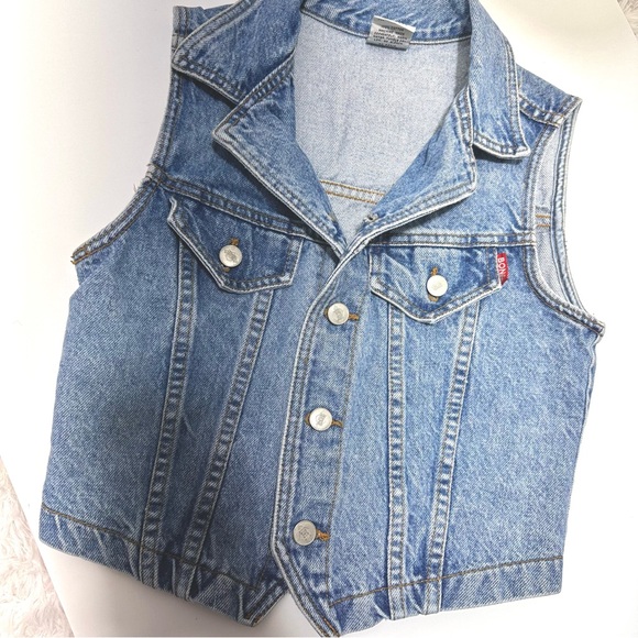 Vintage Bongo Cropped Sexy Jean Jacket size xs - Picture 6 of 12